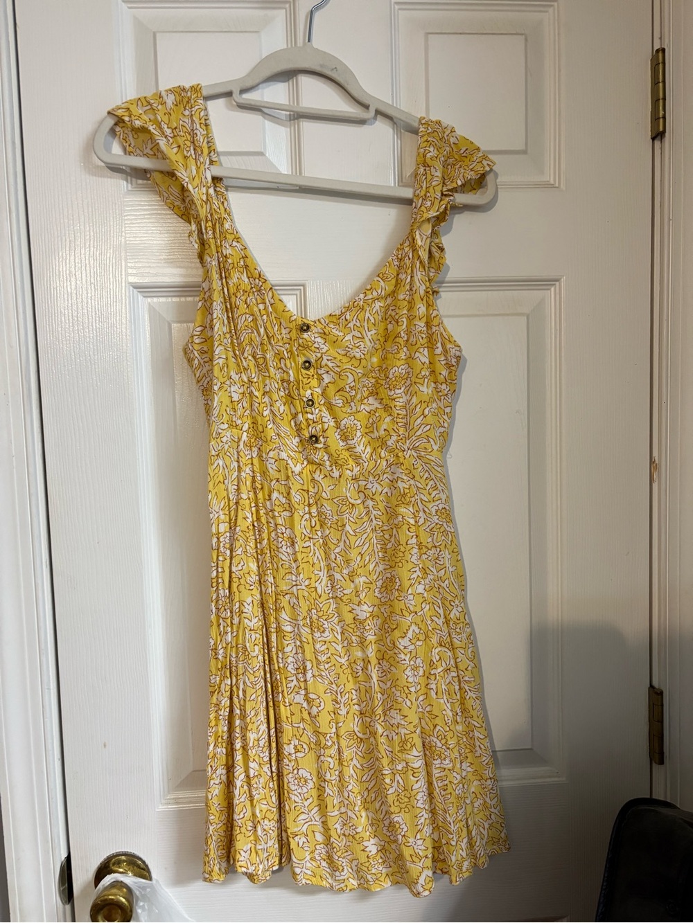 Yellow Floral Women’s Sundress